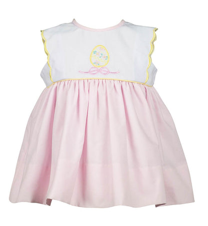 Proper Peony Girls Eva Dress - Pink Easter Egg