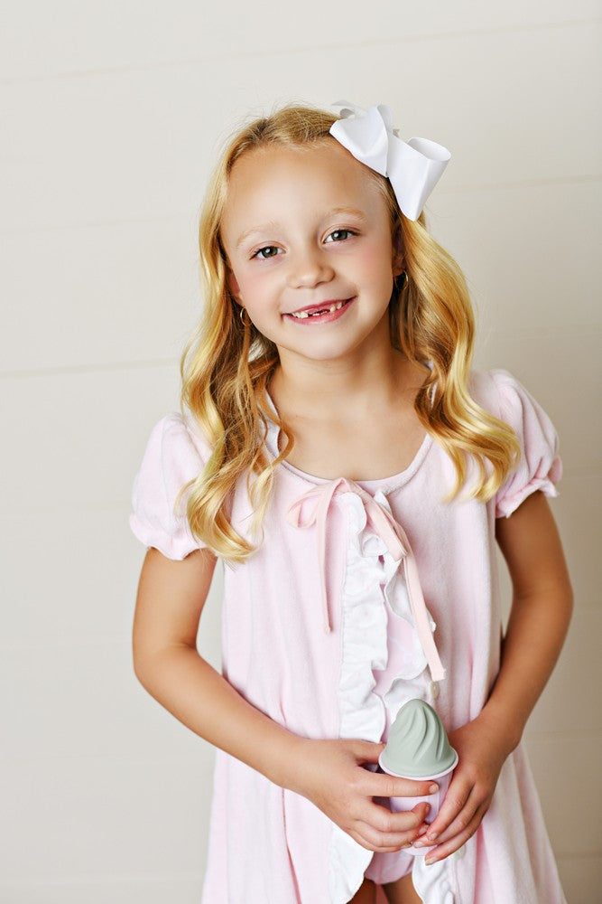 Swoon Baby Girls Ruffle Cover Up Dress - Pink