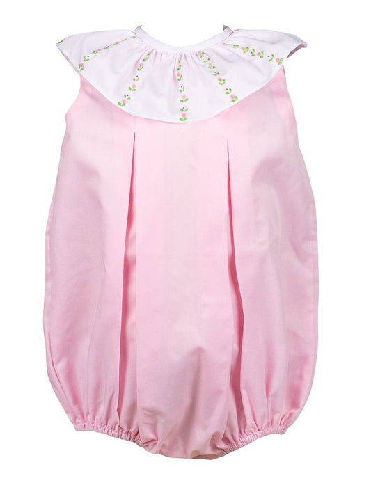 Proper Peony Baby Girls Vivian Pink Bubble - Fancy Collar