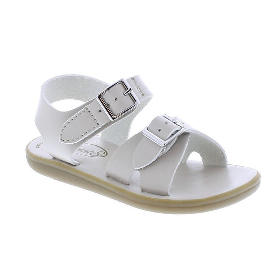 Footmates Kids Sustainable Sandals - Eco-Tide Microfiber - Ecru by Footmates