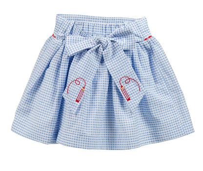 Proper Peony Girls Highlands School Skirt - Cute Bow on Back!