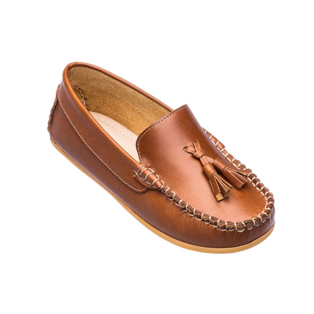 Elephantito Boys Shoes - Monaco Loafer - Tan Natural