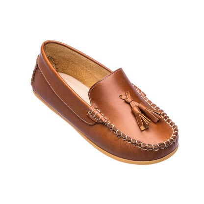Elephantito Boys Shoes - Monaco Loafer - Tan Natural