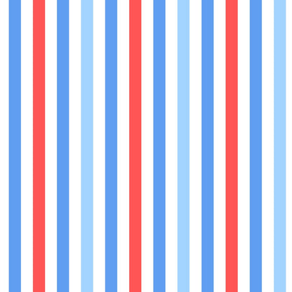 Be Elizabeth by James & Lottie Girls Patriotic Stripes Swimsuit - One PIece