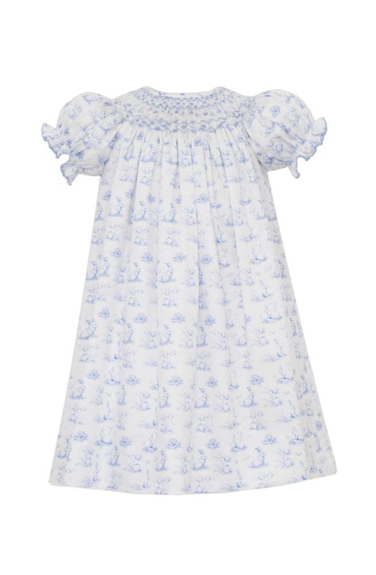 blue french toile dress Blue Toile Reynolds Midi Dress