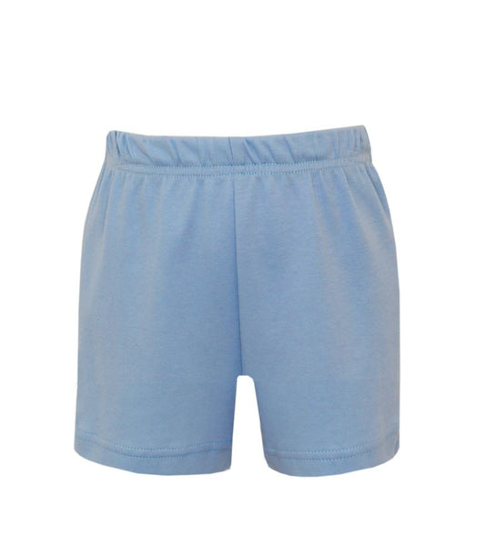 Claire & Charlie Boys Pull On Knit Shorts - Light Blue