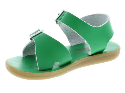 Footmates Childrens Shoes - Waterproof Tide Sandals - Kelly Green