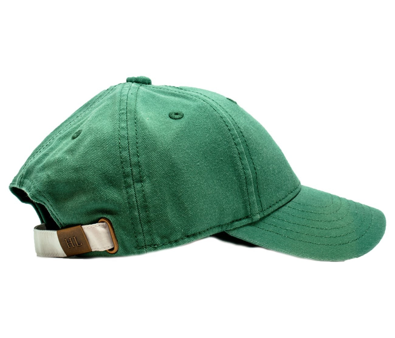 Harding Lane Kids Needlepoint Baseball Hat - Santa Black Labrador Lab Dog on Moss Green