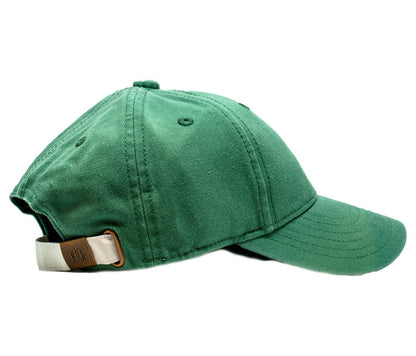 Harding Lane Kids Needlepoint Baseball Hat - Santa Black Labrador Lab Dog on Moss Green