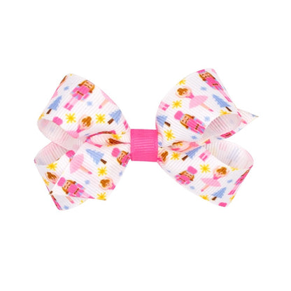 Wee Ones Girls Hair Bow on Clip - Nutcracker Ballet - Pink