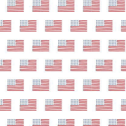 Lila & Hayes Baby Boys Reid Bubble - American Flag