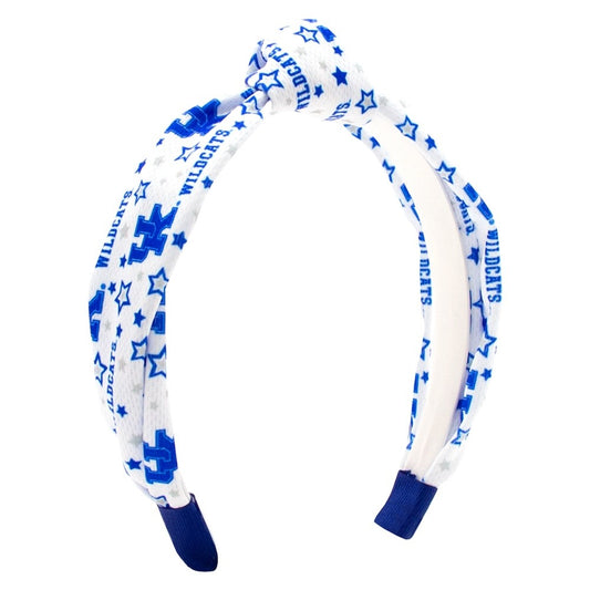 Wee Ones Girls College Star Knot Headband - UK Univ. of Kentucky