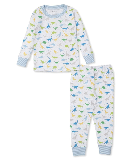 Kissy Kissy Boys Snug Fit Pajamas - Blue Dinosaurs Galore