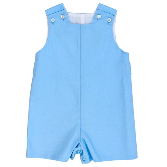 The Bailey Boys Baby / Toddler Boys Blue Bonnet Jon Jon with Tabs