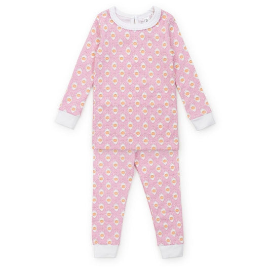 Lila & Hayes Girls Ava Pajamas - Pink Pretty Pumpkins