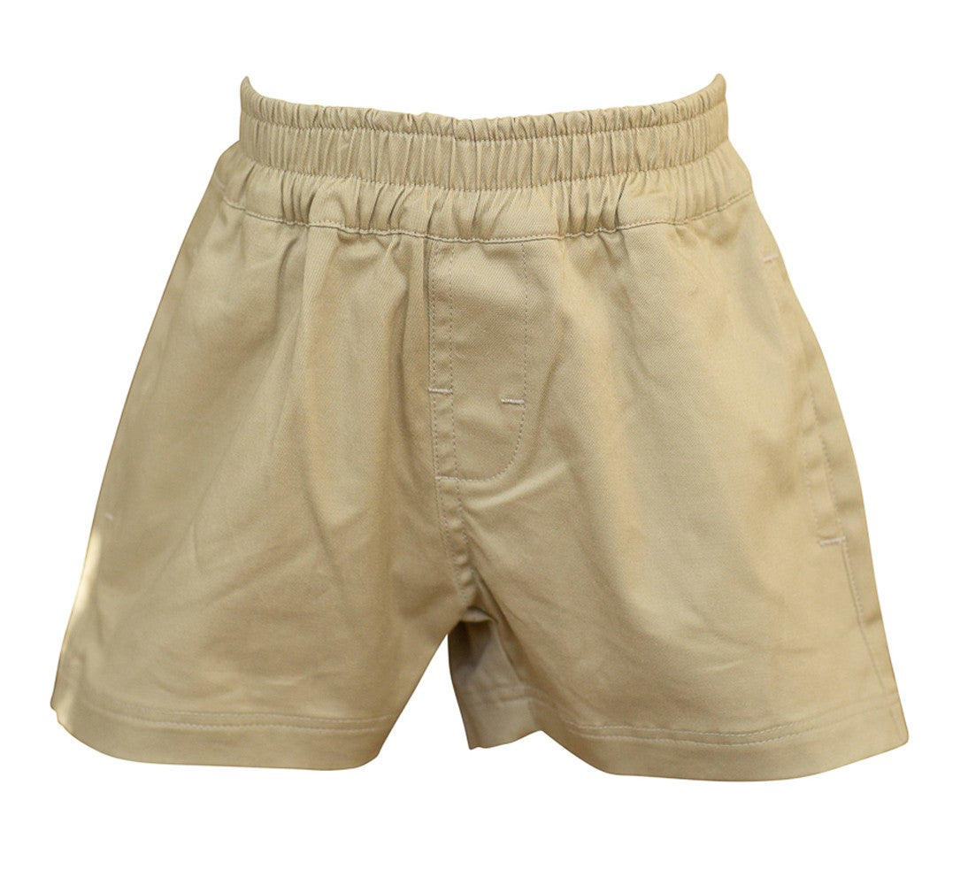 Proper Peony Parkside Boys Spencer Shorts - Tan Khaki