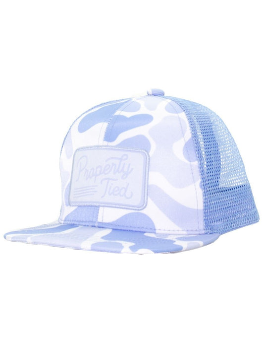 Properly Tied Youth Sportsman Trucker Hat - Blue River Camo