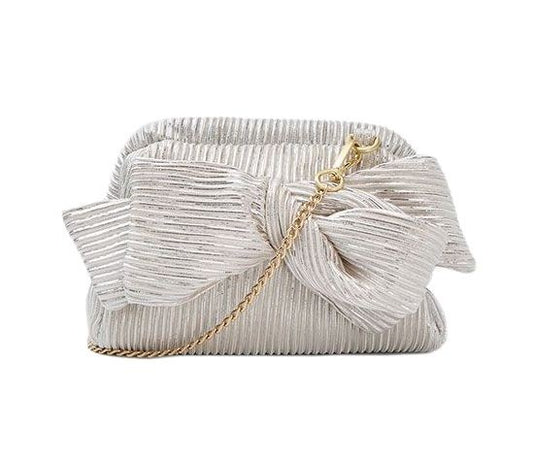 Abel & Lula Girls Golden Loop Handbag Purse with Bow