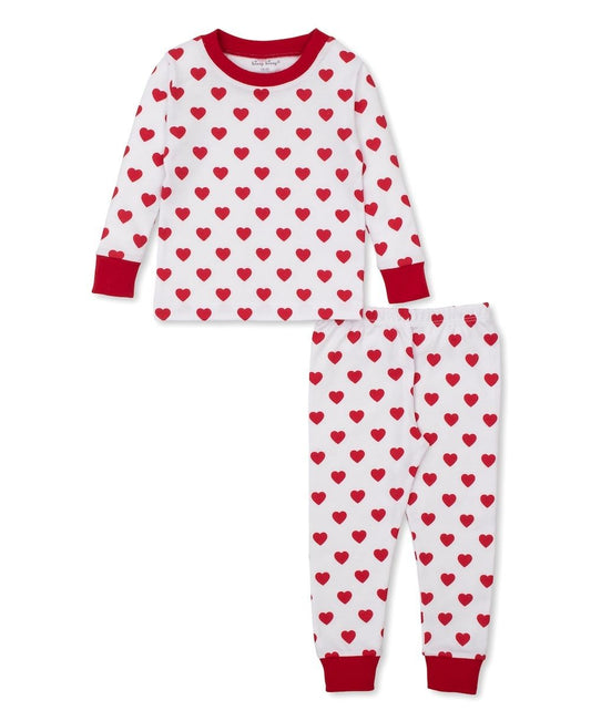 Kissy Kissy Red Hearts Be My Valentine Two Piece Pajamas