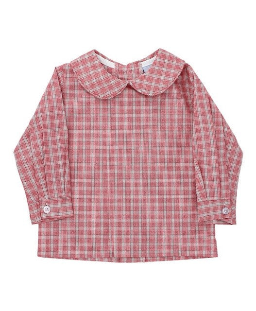 Bailey Boys Baby / Toddler Shirt - Red Wembley Plaid