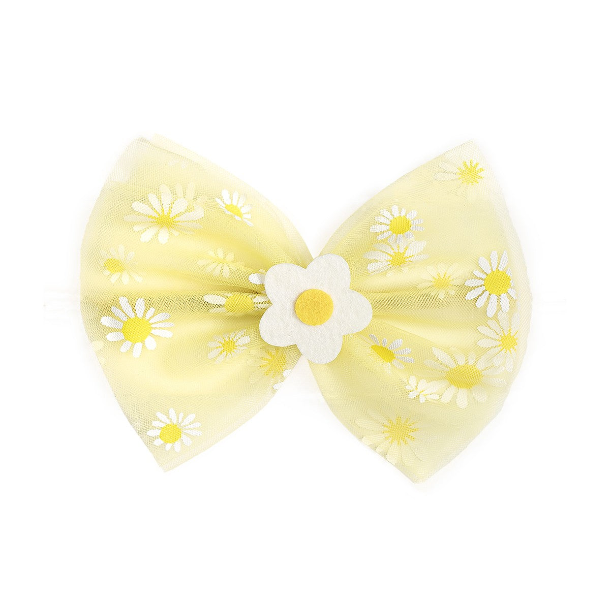 Sweet Wink Girls Hair Clip - Yellow Daisy