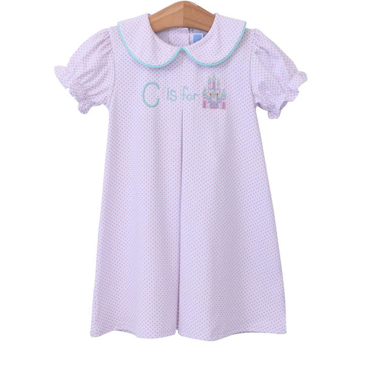 Trotter Street Kids Girls C is for Castle Dress