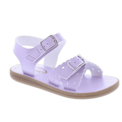 Footmates Girls Sustainable Sandals - Eco-Ariel Microfiber - Lavender