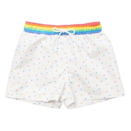 Sal & Pimenta Boys Swim Trunks - Life on a Rainbow