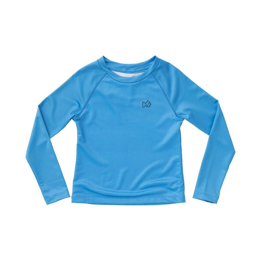 Prodoh Kids Reef Rash Guard Shirt - Long Sleeves - All Aboard Blue