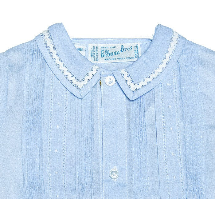 Feltman Brothers Baby Boys Take Me Home Gown with Hat - Blue