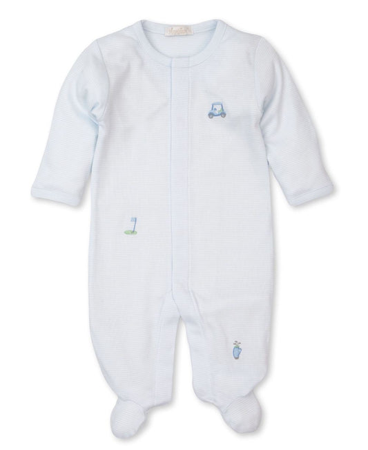 Kissy Kissy Baby Boys Blue Striped Premier Golf Footie by Kissy Kissy