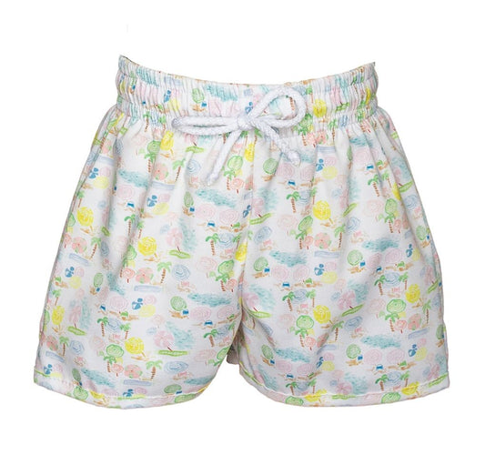 Proper Peony Boys Ocean Club Swim Trunks