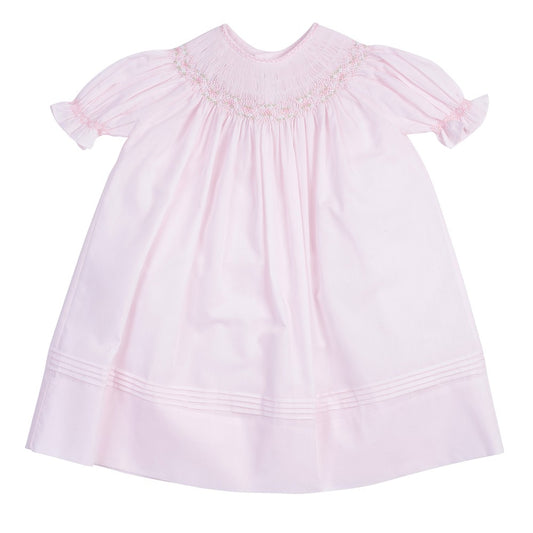 Feltman Brothers Baby / Toddler Girls Smocked Bishop Dress - Pink by Feltman Brothers