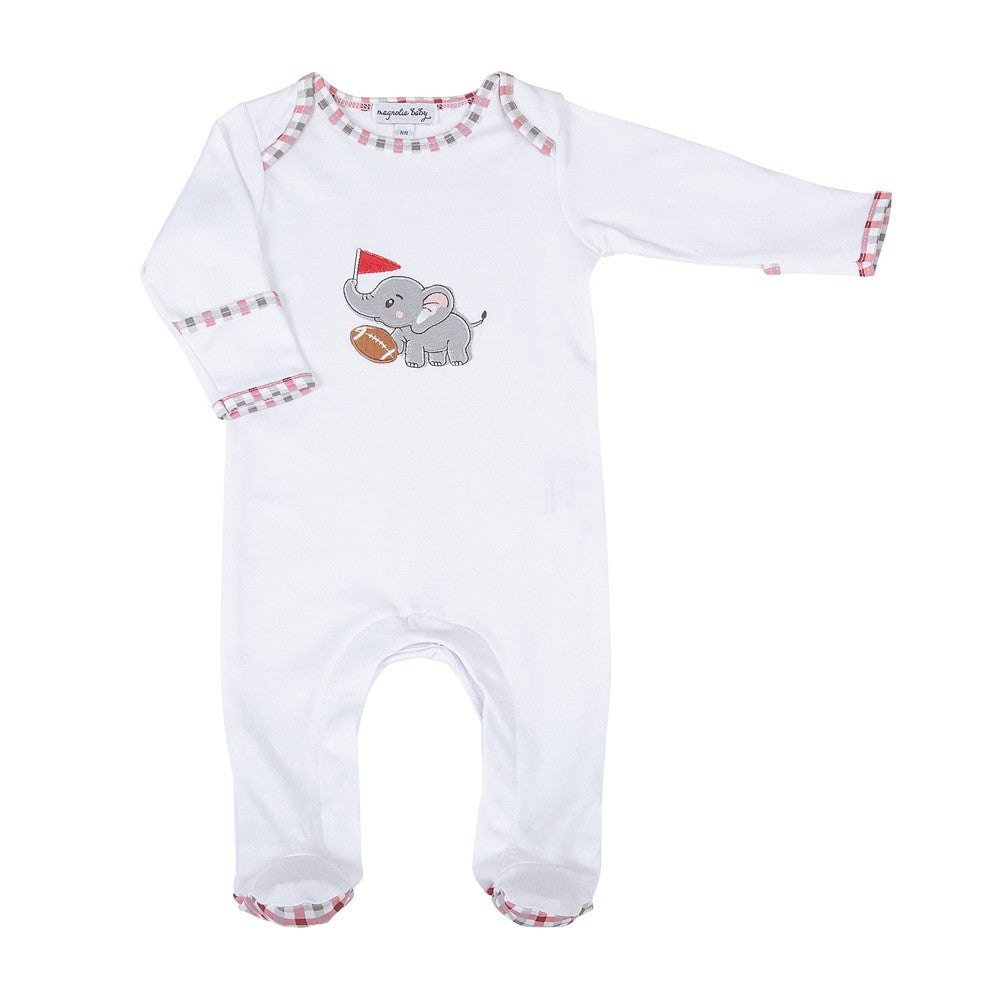 Magnolia Baby Alabama Crimson Tide Applique Lap Footie