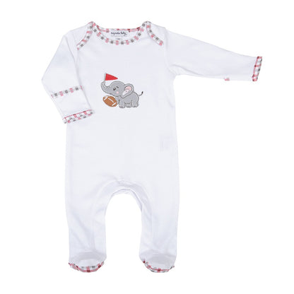 Magnolia Baby Alabama Crimson Tide Applique Lap Footie