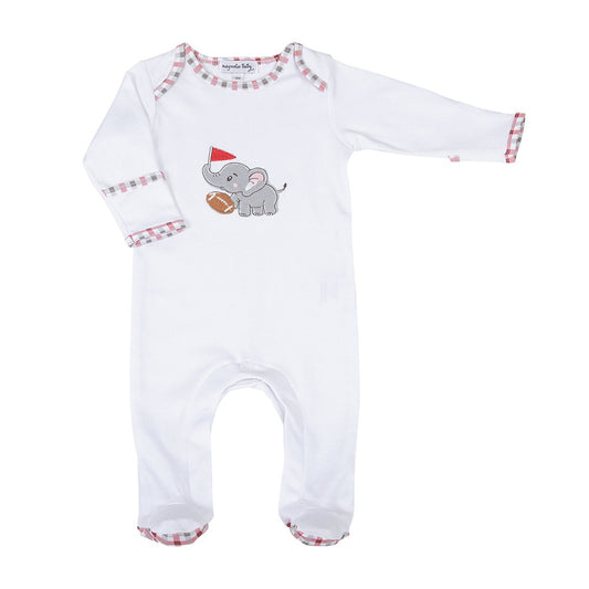 Magnolia Baby Alabama Crimson Tide Applique Lap Footie