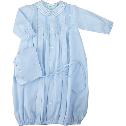 Feltman Brothers Baby Boys Take Me Home Gown with Hat - Blue