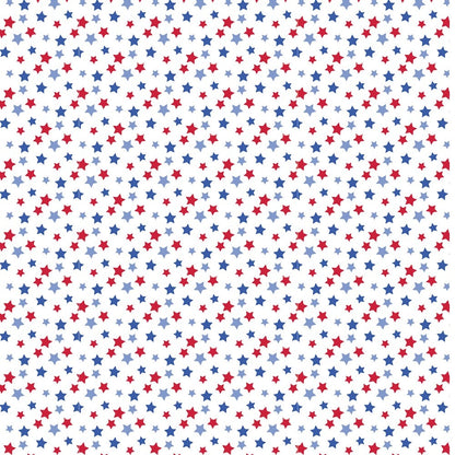 Lila & Hayes Girls Adele Bubble - Star Spangled