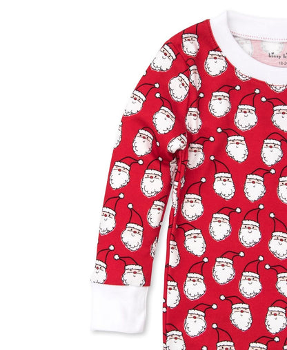 Kissy Kissy Snug Fit Pajamas - Red HO HO HO Santa Claus Print
