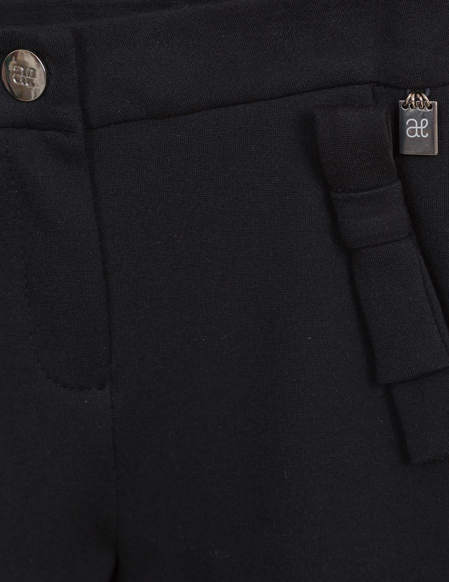 Abel & Lula Girls Black Milano Trouser Pants