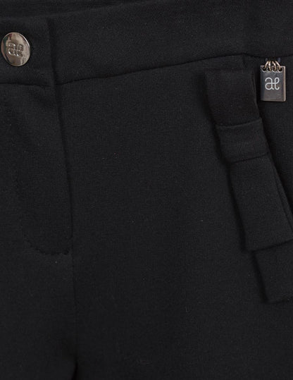 Abel & Lula Girls Black Milano Trouser Pants