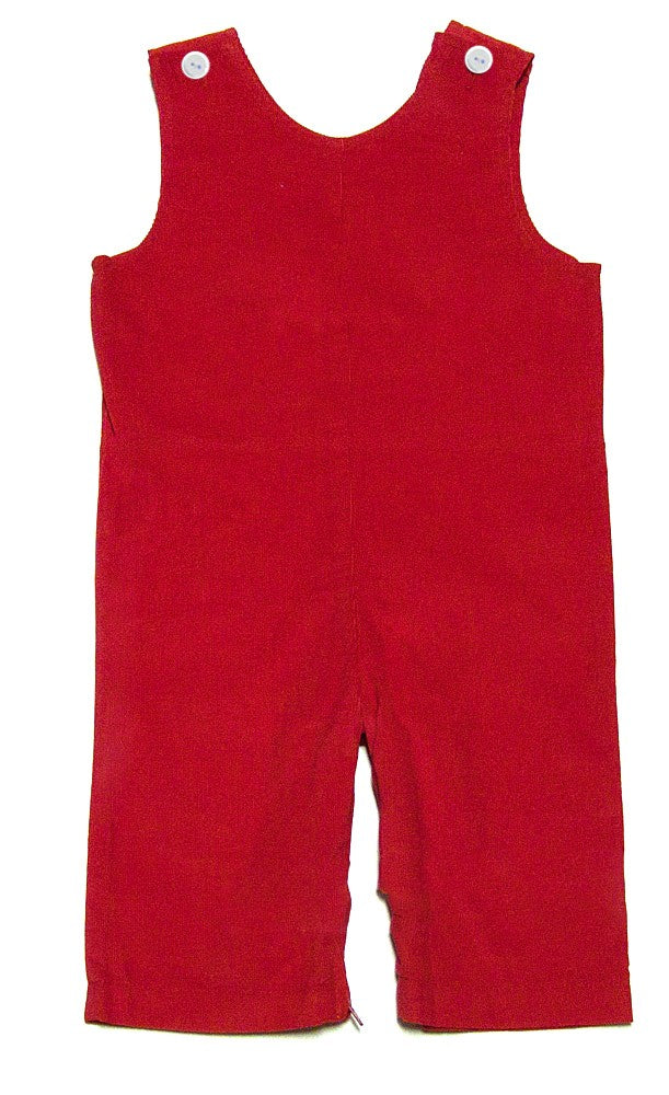 Funtasia Color Works Baby Boys Corduroy Longall - Christmas Red