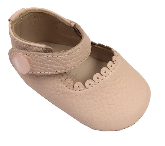 Elephantito Baby Shoes - Girls Mary Janes - Light Pink