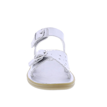 Footmates Girls Sustainable Sandals - Eco-Ariel Microfiber - Silver