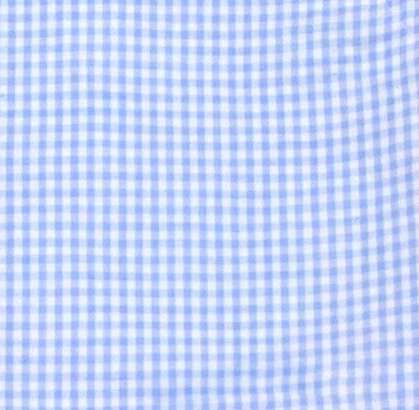 Funtasia Color Works Infant / Toddler Boys Gingham Seersucker Jon Jon - Light Blue