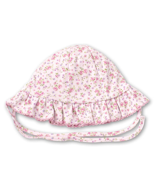 Kissy Kissy Baby Girls Dusty Rose Pink Floral Hat