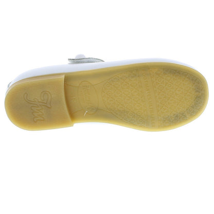 Footmates Girls Shoes - Emma Mary Janes - White
