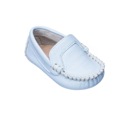 Elephantito Baby Boys Shoes - Moccasins - Light Blue