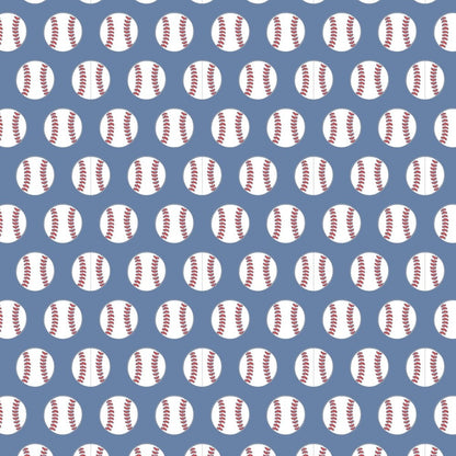 Lila & Hayes Boys Walker Shorts Set - Blue Baseball Grandslam