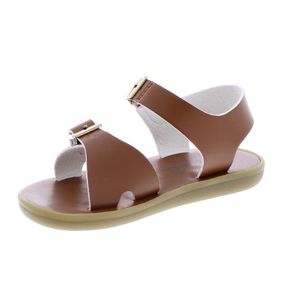 Footmates Kids Sustainable Sandals - Eco-Tide Microfiber - Tan
